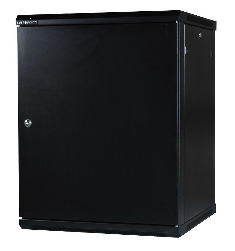 Lanview LVR242060 rack 27U Da parete Nero (Flatpack 19 Wall Mounting - Cabinet 27U H1300 x W600 x - D600 mm - Warranty: 300M)