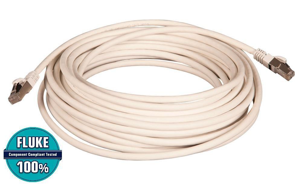 Lanview LVN149536 cavo di rete Bianco 5 m Cat6a S/FTP [S-STP] (Cat6A S/FTP network cable, - White, LSZH 5M - Warranty: 300M)