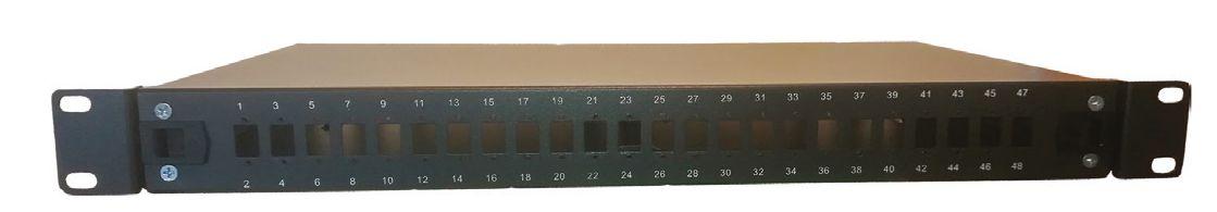 Lanview LVO231517 pezzo di pannello 1U (Fibre patch panel 19 1U 24 - ports for SC simplex/LC - duplex connectors ECO - Warranty