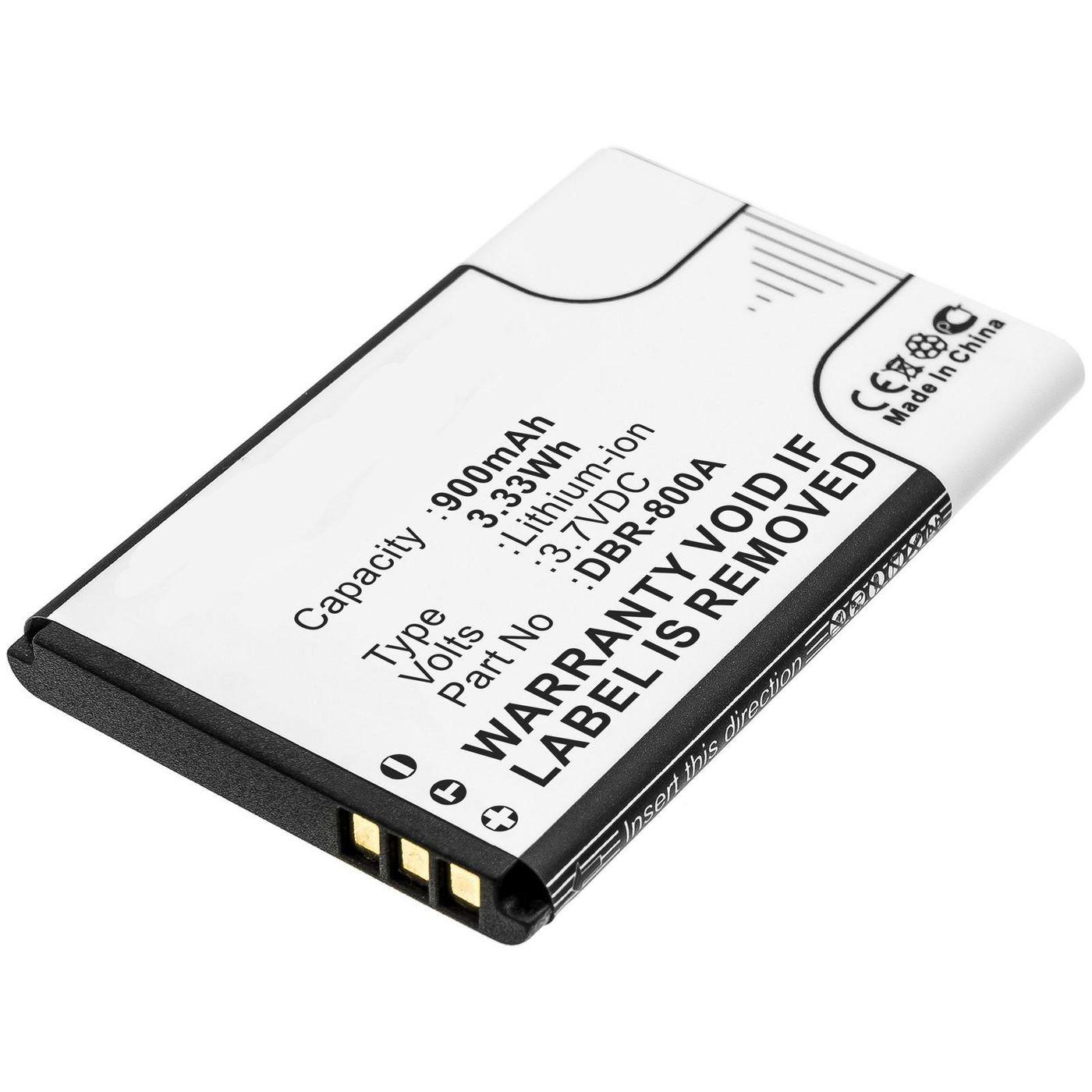 CoreParts MBXMP-BA484 ricambio per cellulare Batteria Nero, Bianco (Mobile Battery 3.33Wh Li-ion - 3.7V 900mAh for Doro 3.33Wh