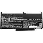 CoreParts MBXDE-BA0205 ricambio per laptop Batteria (Laptop Battery for Dell 55Wh - Li-Pol 7.6V 7200mAh Black, - 55Wh Li-Pol 7.