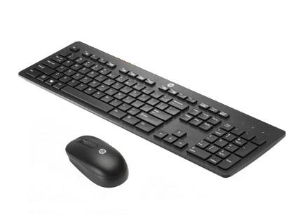 HP 803184-L31 tastiera Mouse incluso RF Wireless Nero