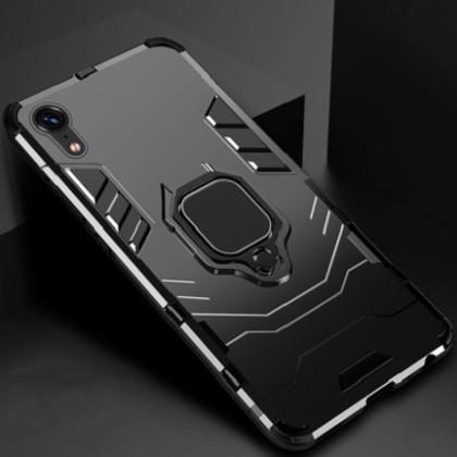 CoreParts MOBX-COV-JL-XR custodia per cellulare 15,5 cm [6.1] Cover Nero (Case for iPhone XR - With Ring Holder[Work with - Mag