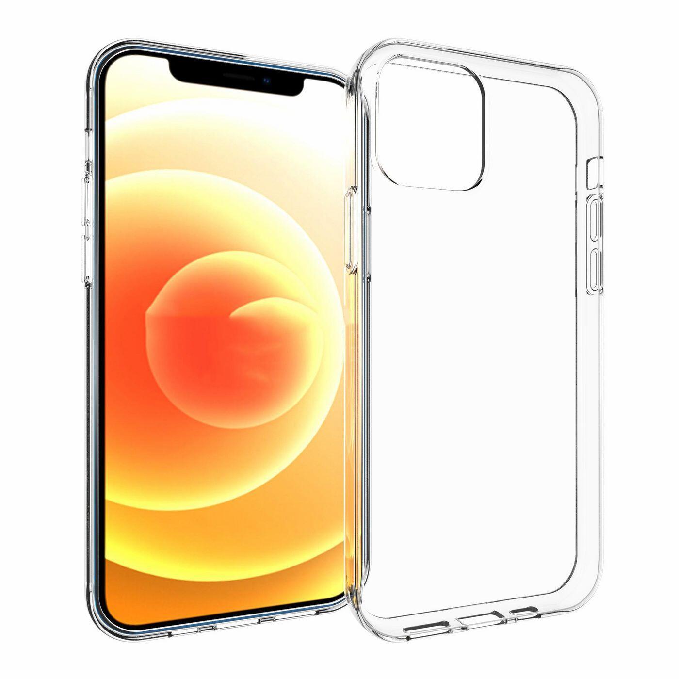 eSTUFF Clear soft Case for iPhone 13 custodia per cellulare 15,5 cm [6.1] Cover Trasparente (LONDON iPhone 13 Soft case - Clear