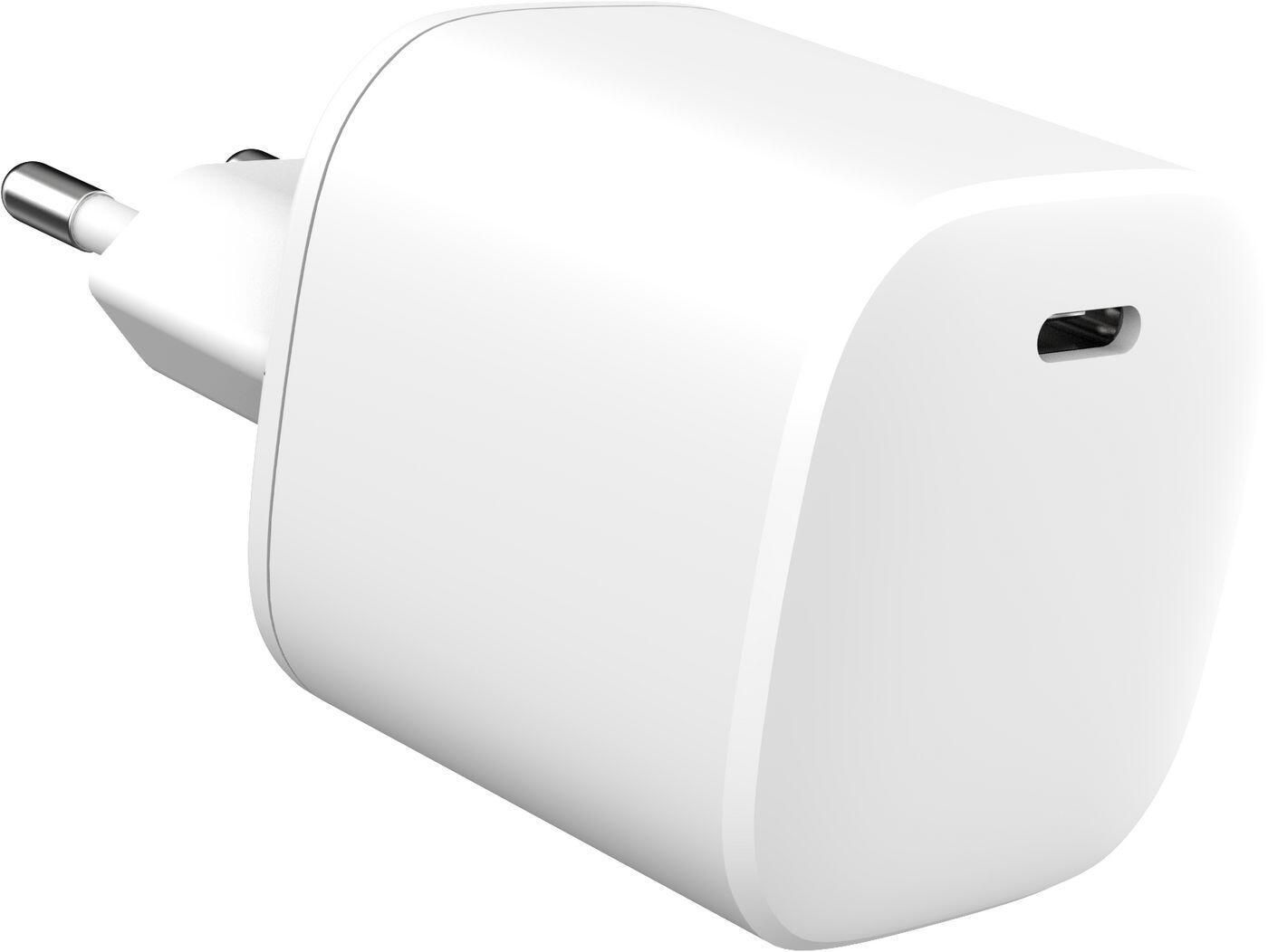 eSTUFF ES635045 Caricabatterie per dispositivi mobili Bianco Interno (Home Charger PD45W GaN - [PD3.0/QC3.0/QC2.0/Apple2.4A/B -