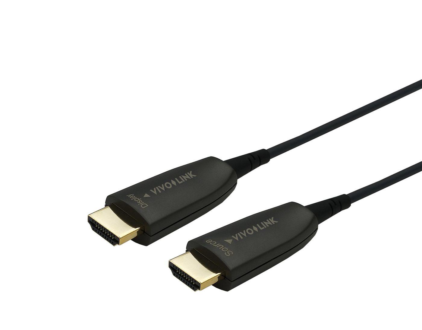 Vivolink PROHDMIOP8K50 cavo HDMI 50 m HDMI tipo A [Standard] Nero (OPTIC HDMI 8K CABLE 50 meter - . - Warranty: 144M)