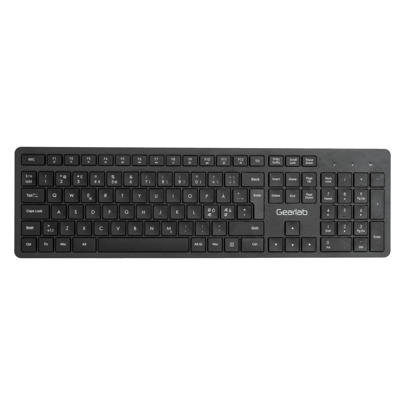 eSTUFF GLB212102 tastiera USB QWERTY Nordic Nero (G220 Wireless Keyboard Nordic - Warranty: 24M)