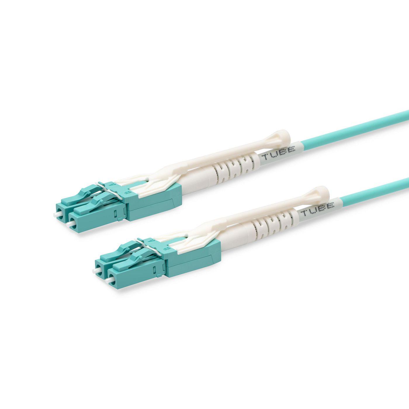 Lanview LVO231810UNI cavo a fibre ottiche 1 m LC/UPC OM4 Porpora (LC-LC Uniboot Multimode fibre - cable duplex 1m OM4 LSZH - Wa