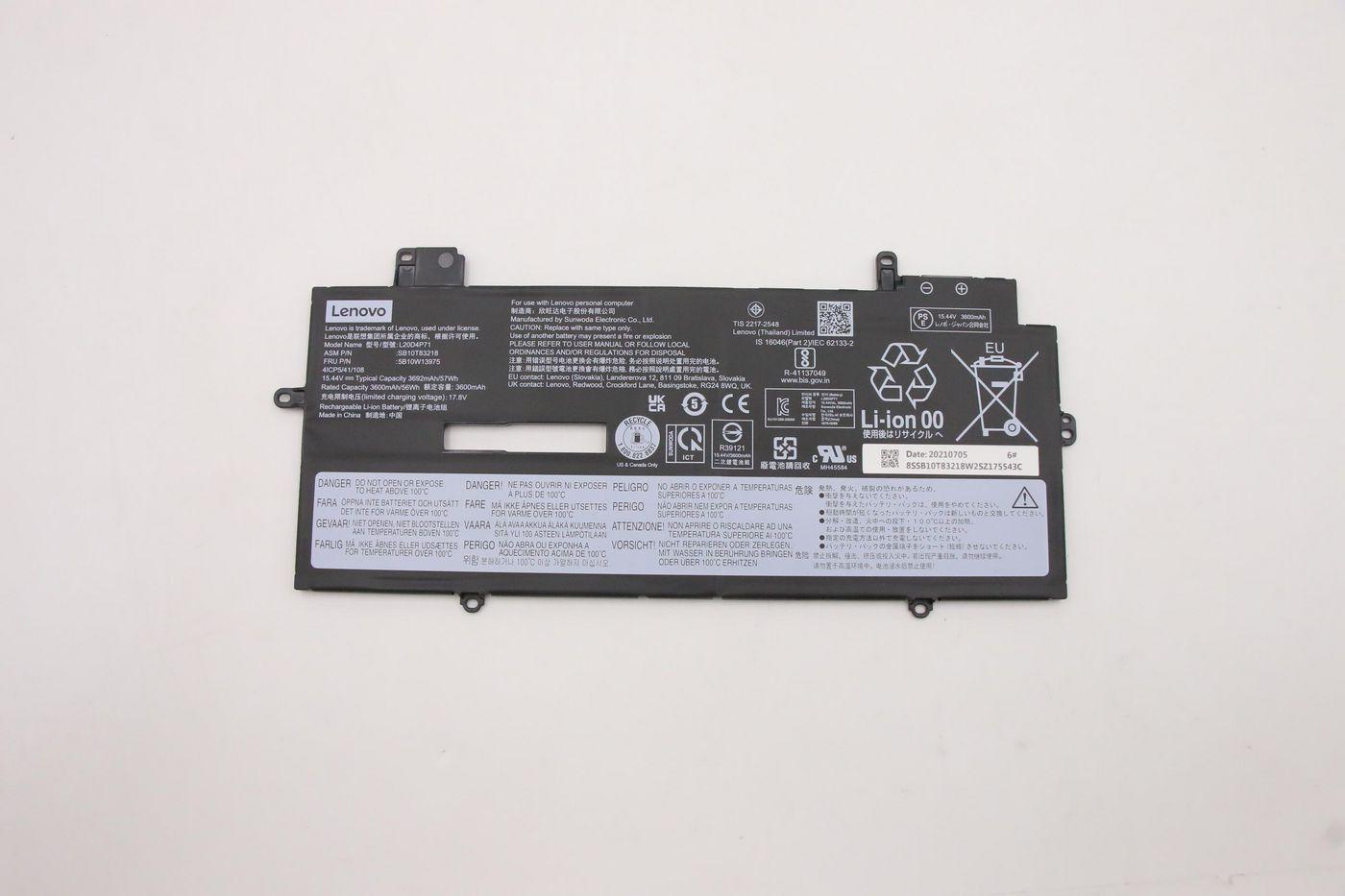 Internal,4c,57Wh,LiIon,SWD - Warranty: 3M