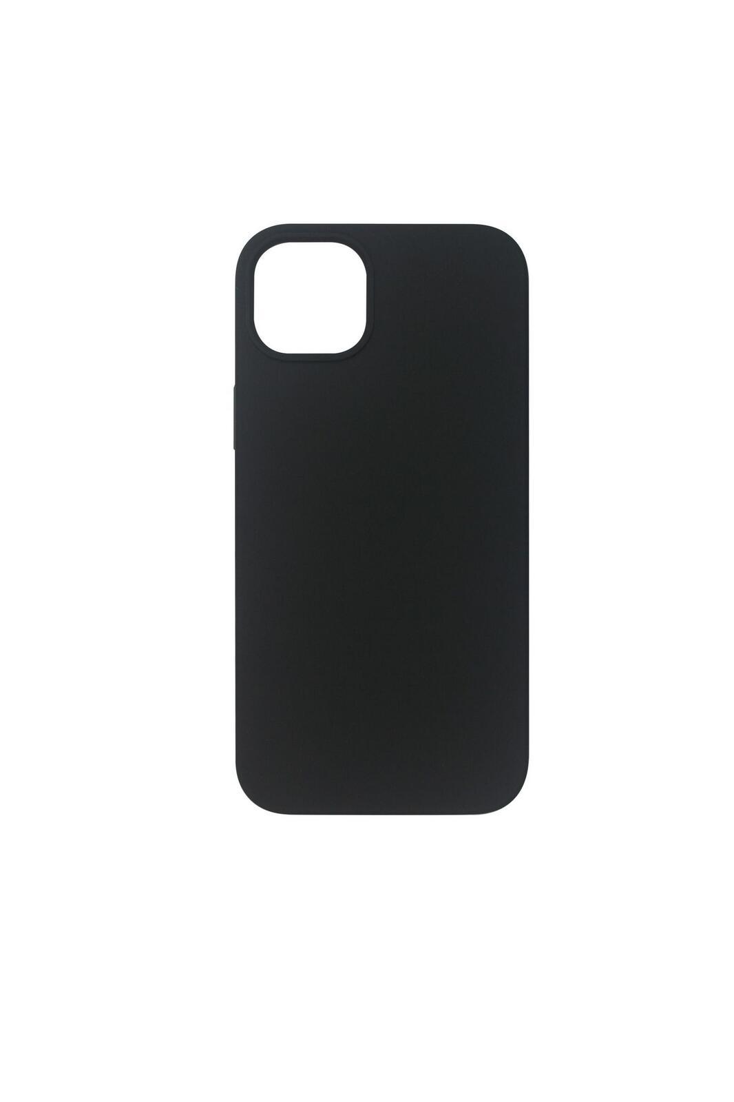 eSTUFF ES67120007 custodia per cellulare 17 cm [6.7] Cover Nero (Cover for MADRID iPhone 14 Plus Black - Cover. Material: Silic