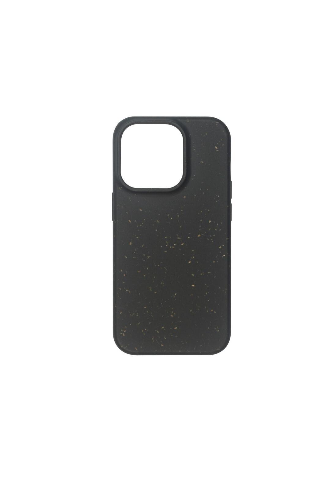 eSTUFF ES67160006 custodia per cellulare 15,5 cm [6.1] Cover Nero (Cover for COPENHAGEN iPhone 14 Pro - Black Cover. Material: