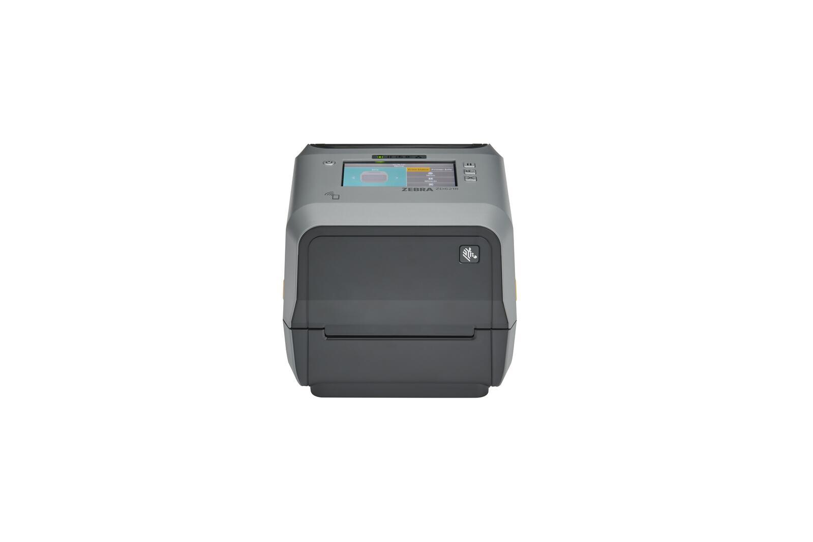 Stampanti per etichette desktop ZD621 ZEBRA (trasferimento termico, 203 dpi, display touch, Ethernet, seriale, Swiss-font, USB)