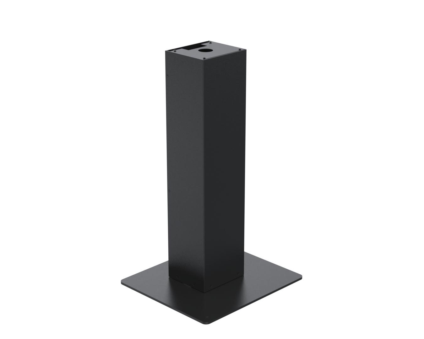 Ergonomic Solutions SpacePole Kiosk & Signage Kiosk freestanding module Nero