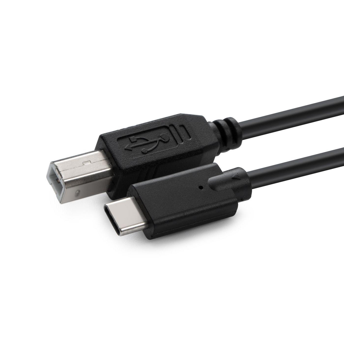 USB-C to USB 2.0 B Cable, 1,8m