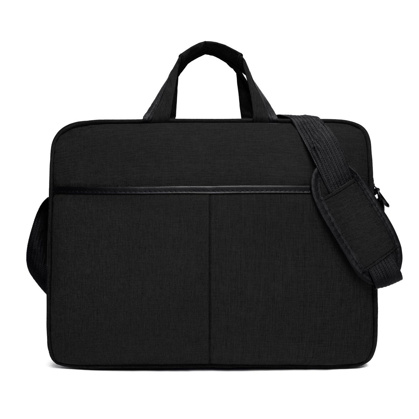 eSTUFF GLB201550 borsa per laptop 40,6 cm [16] Borsa con caricamento dall'alto Nero (Denver 15.6" Toploader bag - Black - Warra