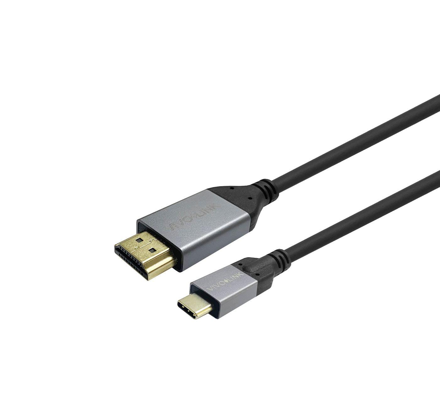 Vivolink PROUSBCHDMIMM7.5 adattatore per inversione del genere dei cavi USB C HDMI Nero (USB-C to HDMI Cable 7.5m Black - Warra