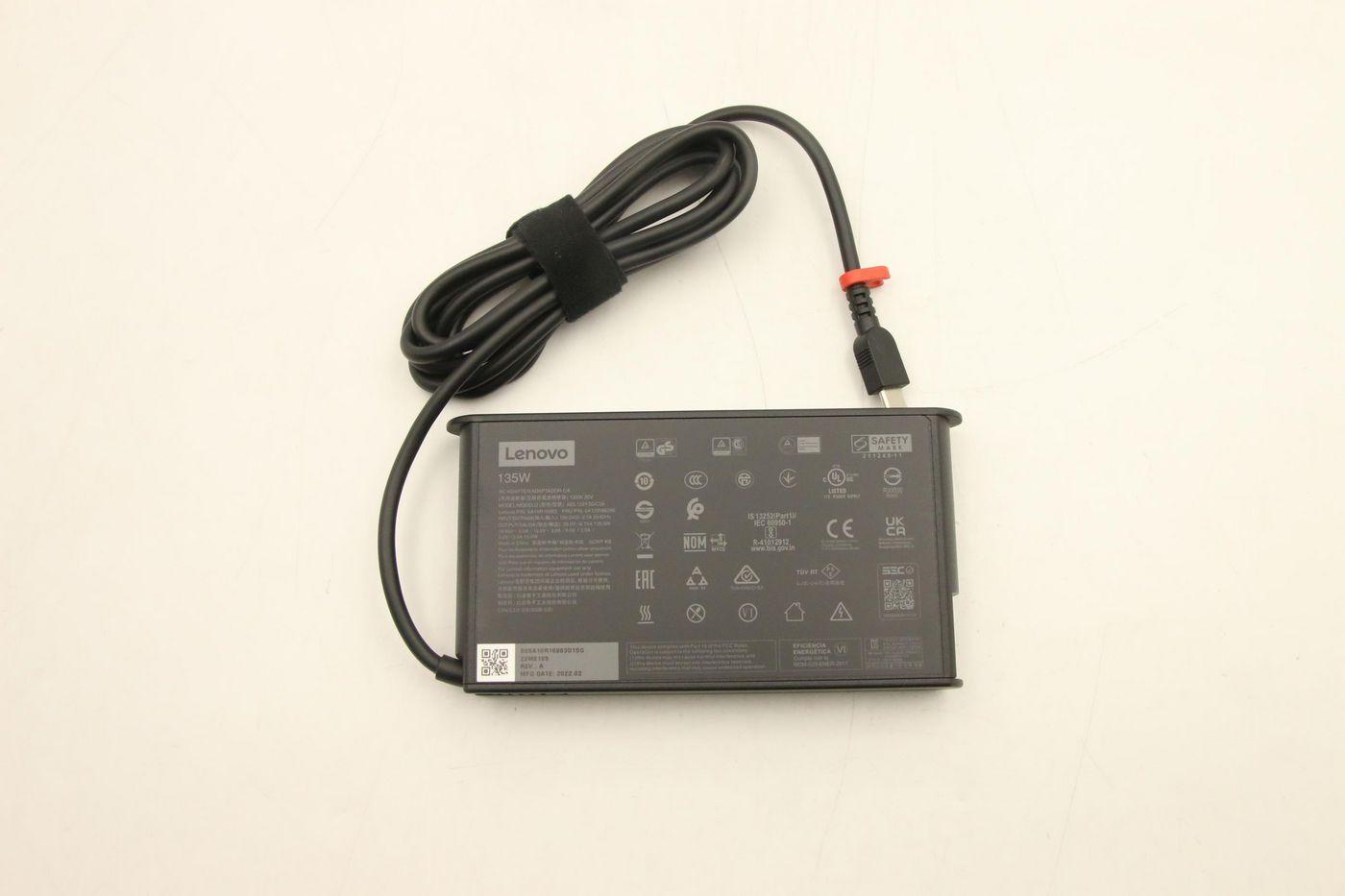 Lenovo AC_ADAPTER PD,135W,20/15/9/5V,3P,WW,DEL