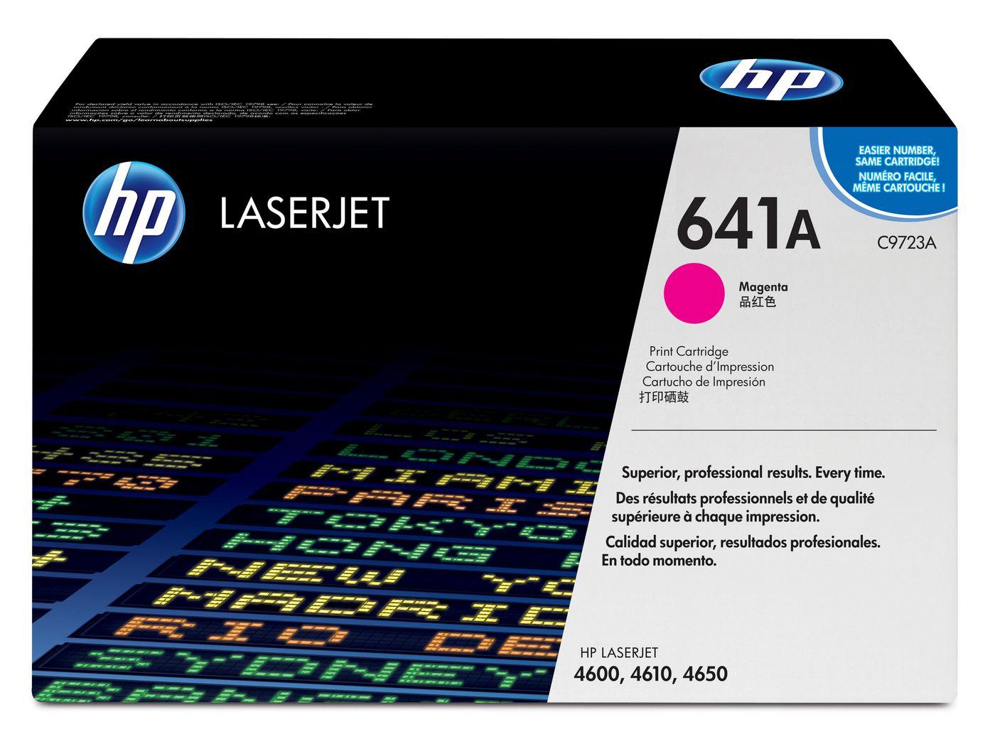 HP 641A Magenta Original LaserJet Toner Cartridge cartuccia toner 1 pz Originale