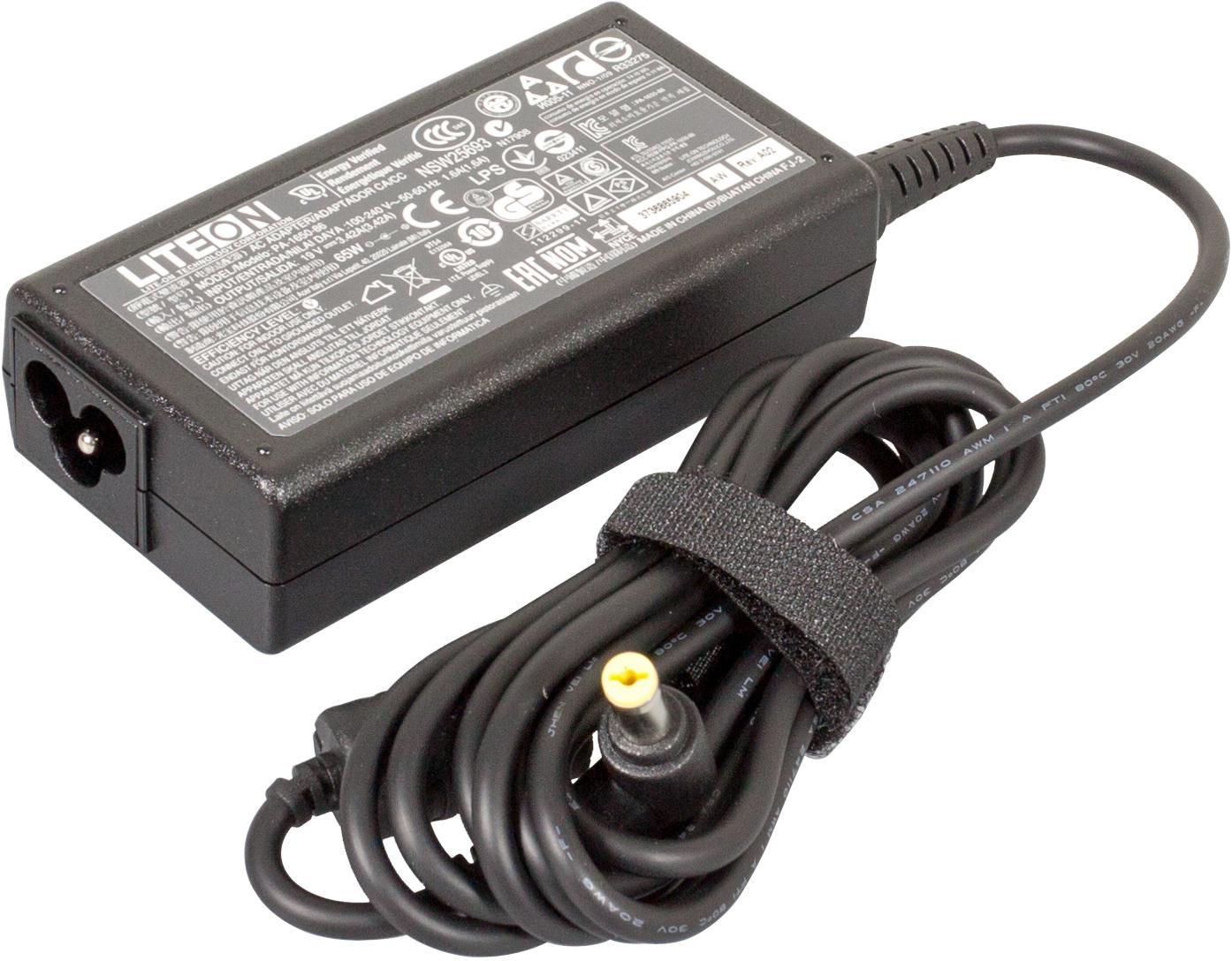 ACER AC Adattatore 65W Adattatore E Invertitore interno NERO