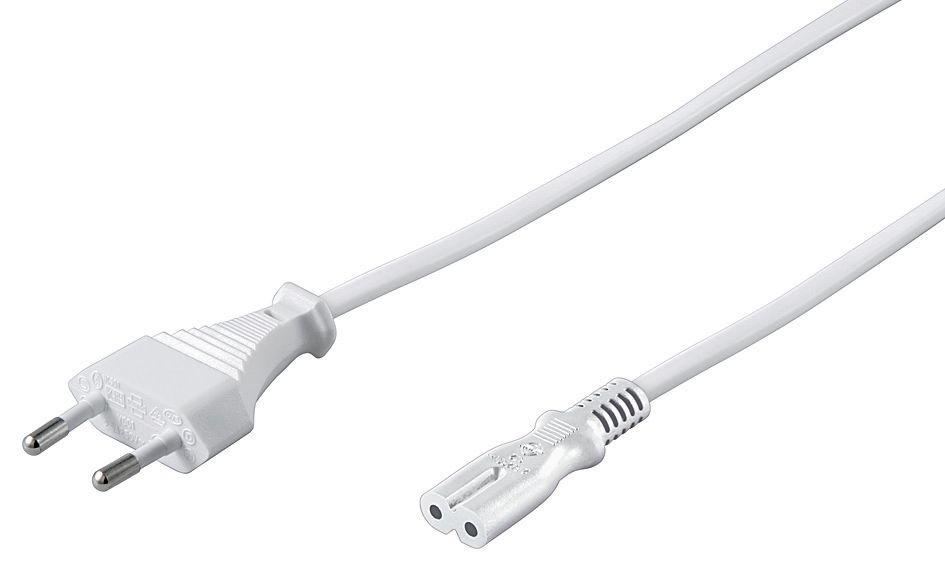 Microconnect PE030715W cavo di alimentazione Bianco 1,5 m Accoppiatore C7 (Power Cord Notebook 1.5m White - PE030715W, 1.5 m, -