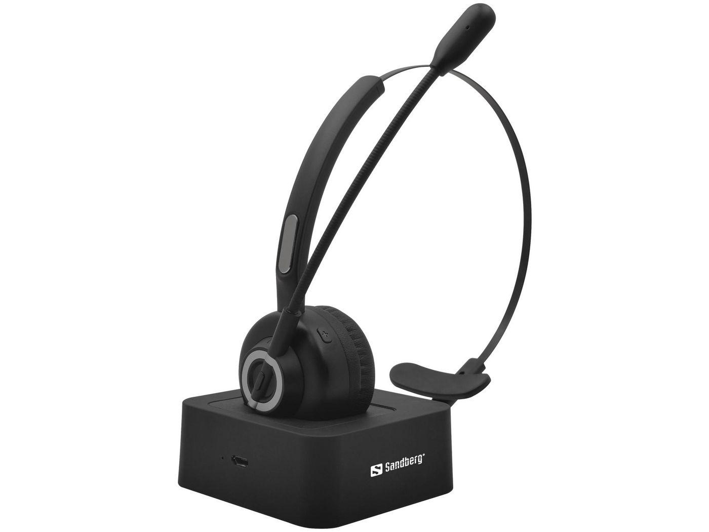 Sandberg Bluetooth Office Headset Pro (Wireless Office Headset Pro - Bluetooth Office Headset Pro, - Headset, Head-band, Office