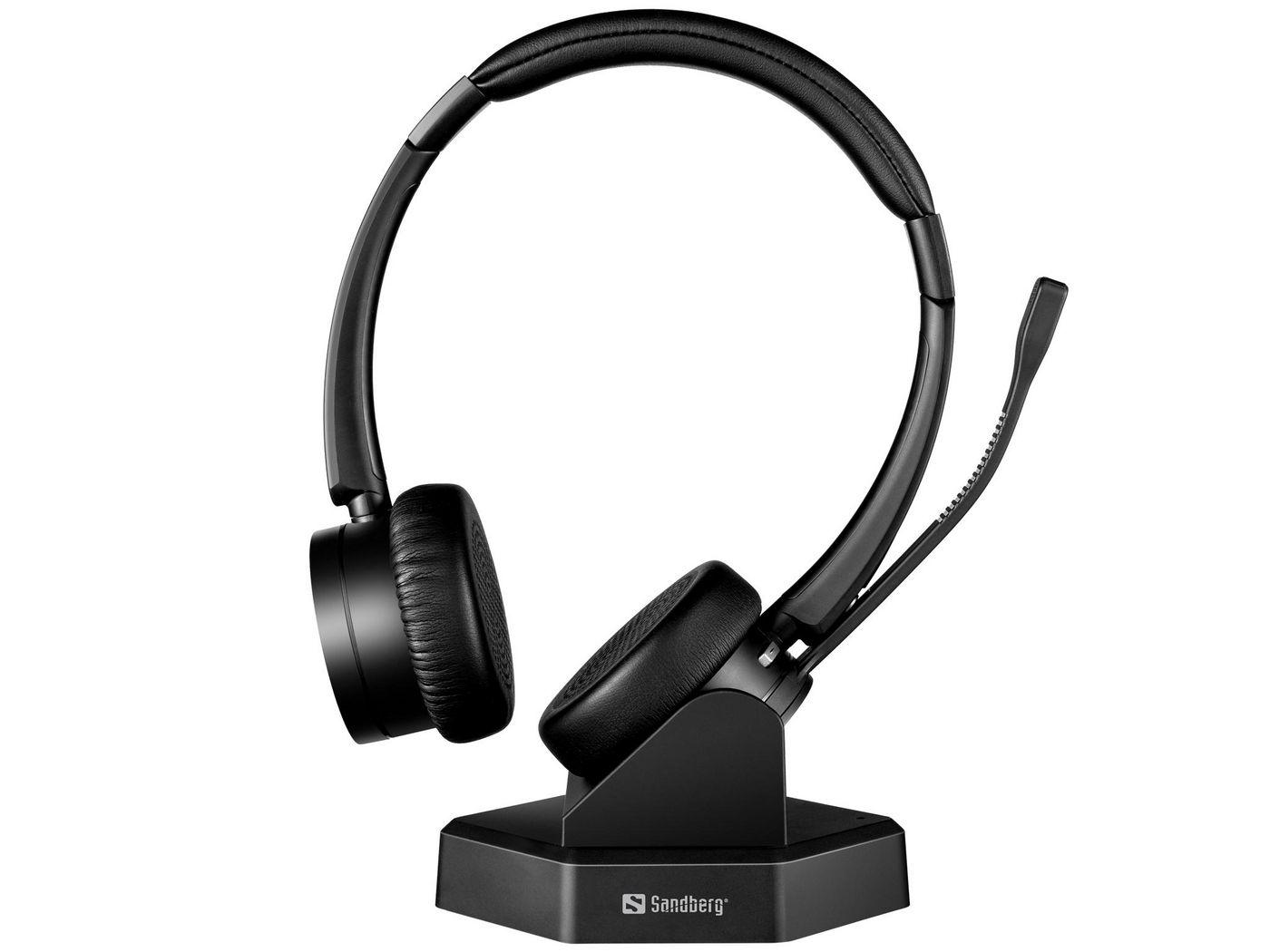 Sandberg Bluetooth Office Headset Pro+ (Wireless Office Headset Pro+ - Bluetooth Office Headset - Pro+, Headset, Head-band, Off