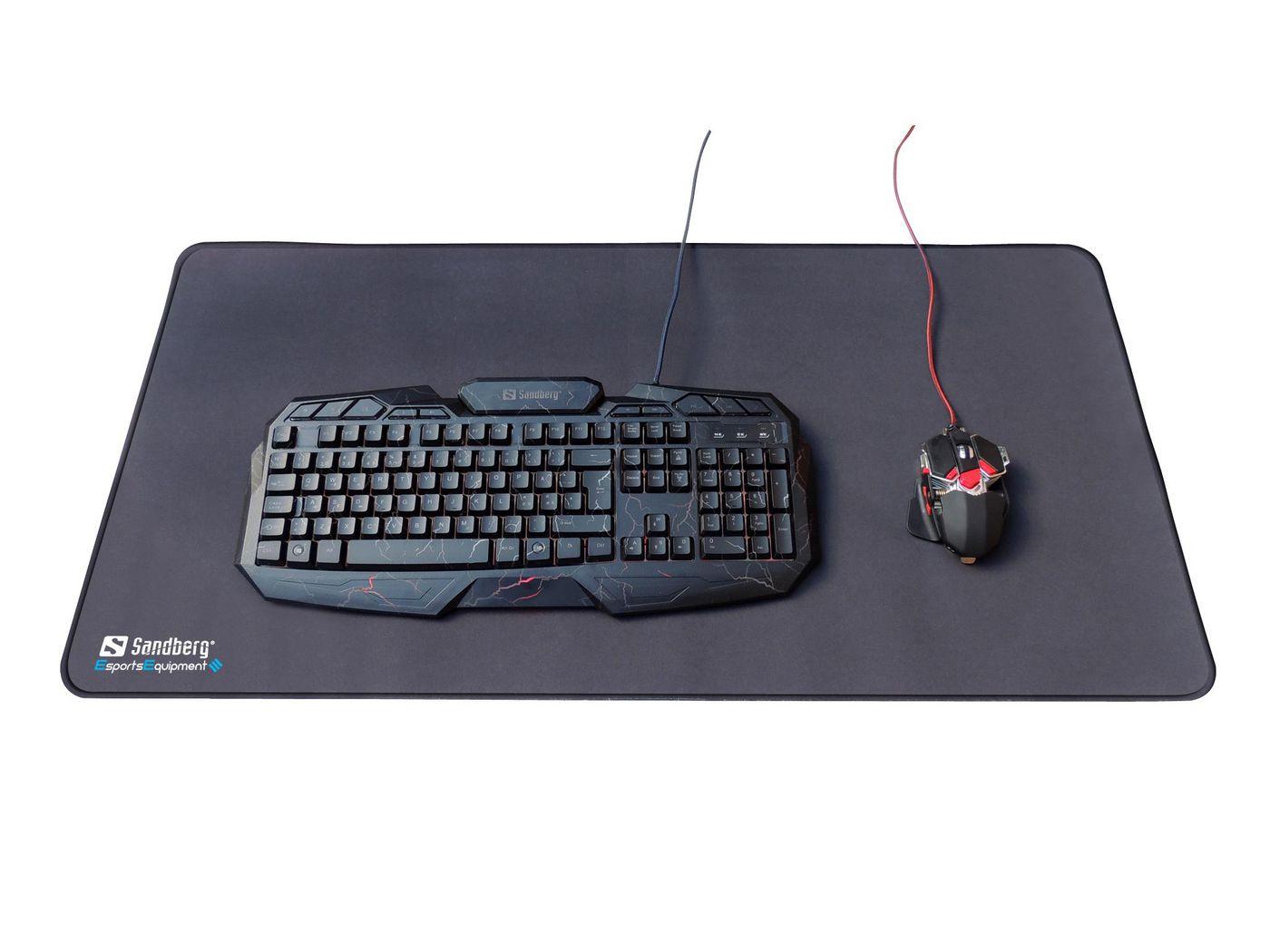 Sandberg Gamer Desk Pad XXXL (Gamer Desk Pad XXXL - Size: 45 x 90 x 0,4 cm - Warranty: 60M)