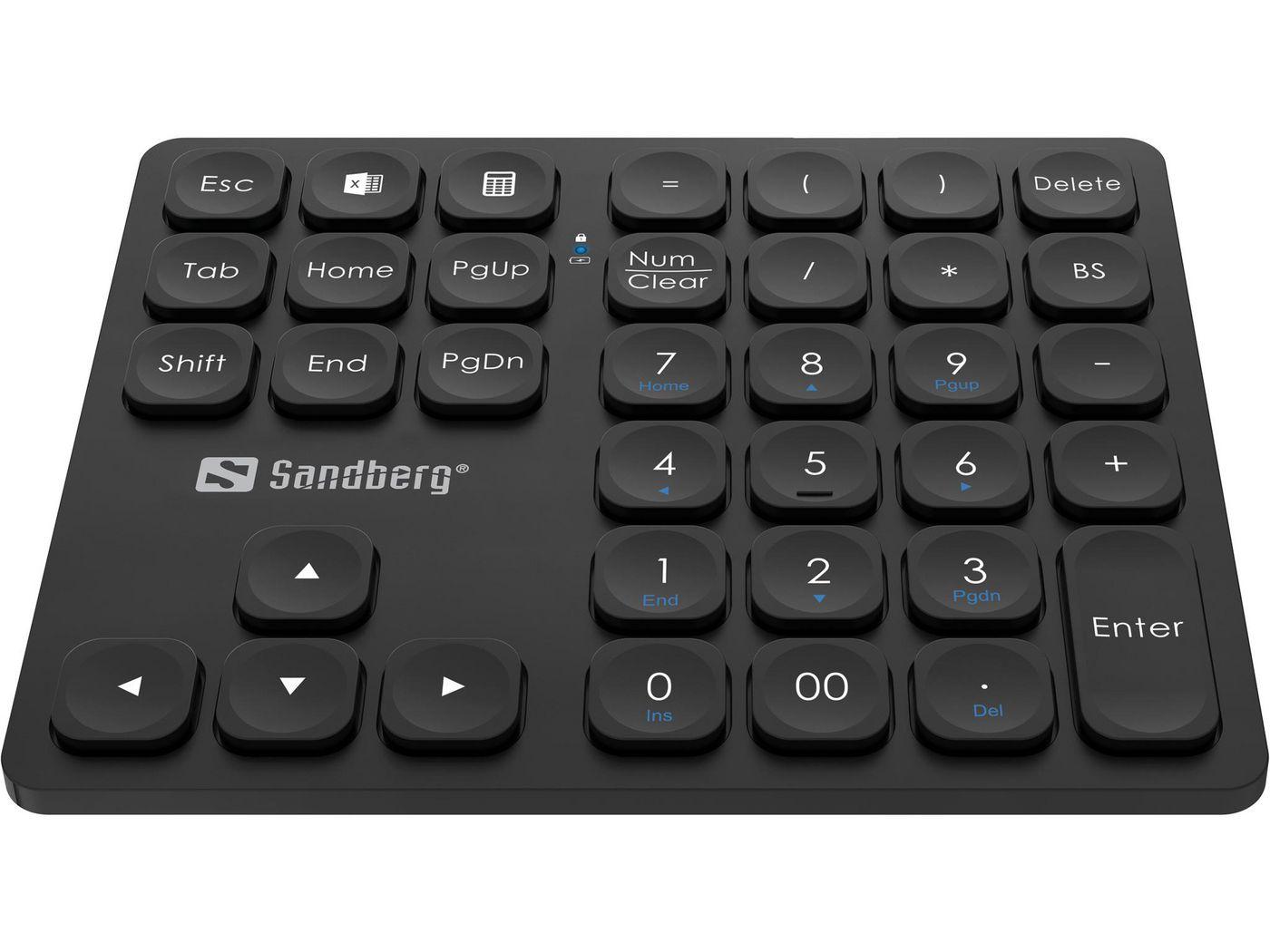 Sandberg Wireless Numeric Keypad Pro (Wireless Numeric Keypad Pro - Warranty: 60M)