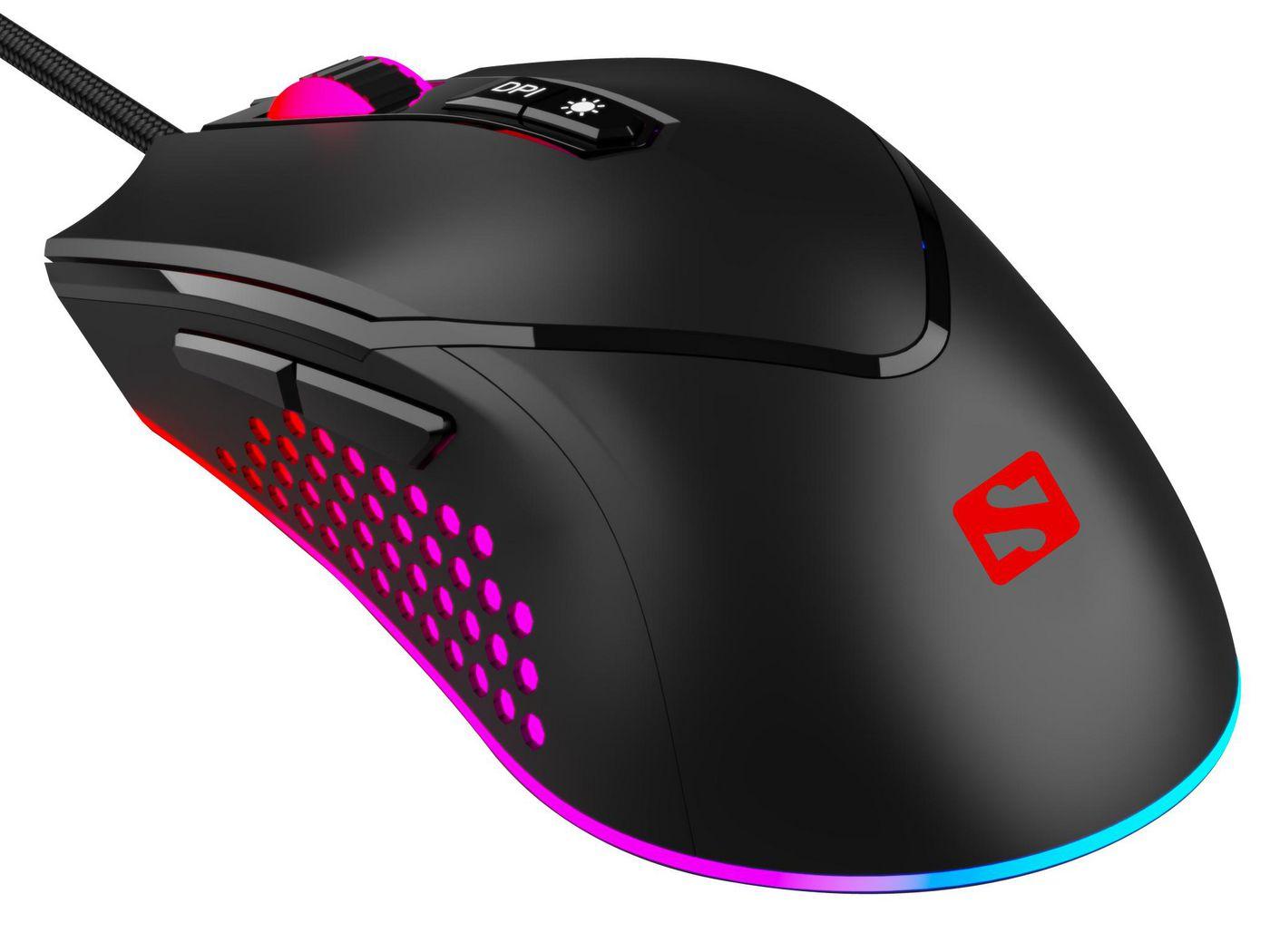 Sandberg 640-20 mouse Gaming Mano destra USB tipo A 6400 DPI (Azazinator Mouse 6400 - Azazinator Mouse 6400, - Right-hand, USB