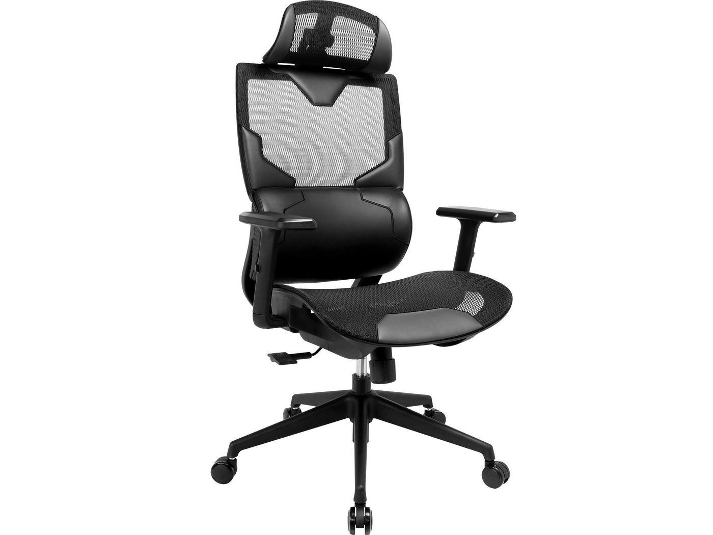 Sandberg 640-95 sedia per videogioco Sedia per gaming universale Seduta in rete Nero (ErgoFusion Gaming Chair)