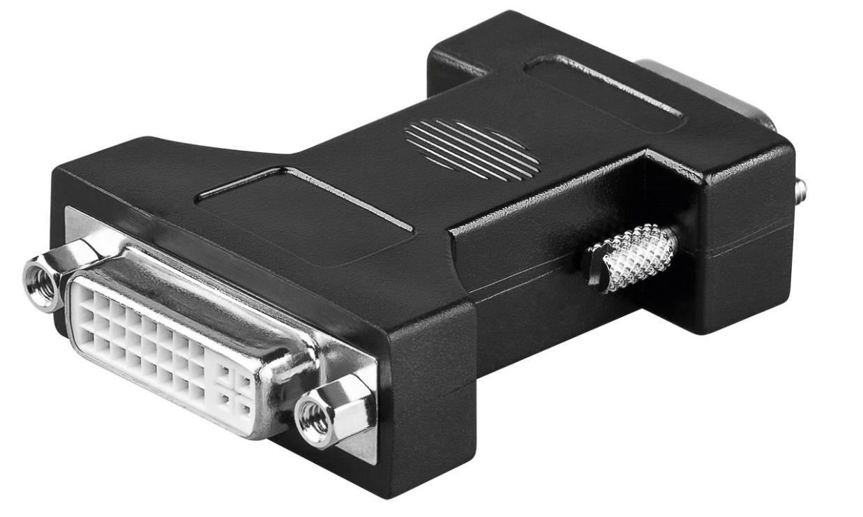 Microconnect MONBG adattatore per inversione del genere dei cavi HD15 DVI-I 24+5Pin Nero (Analog DVI/VGA Adaptor - Adapter DVI-