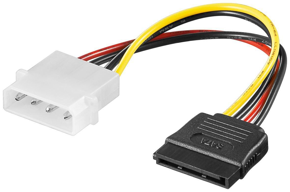 Microconnect PI01082 cavo di alimentazione interno 0,2 m (PC Y Power Cable/Adapter - SATA Power 4pin-15pin 0,2m - Warranty: 300