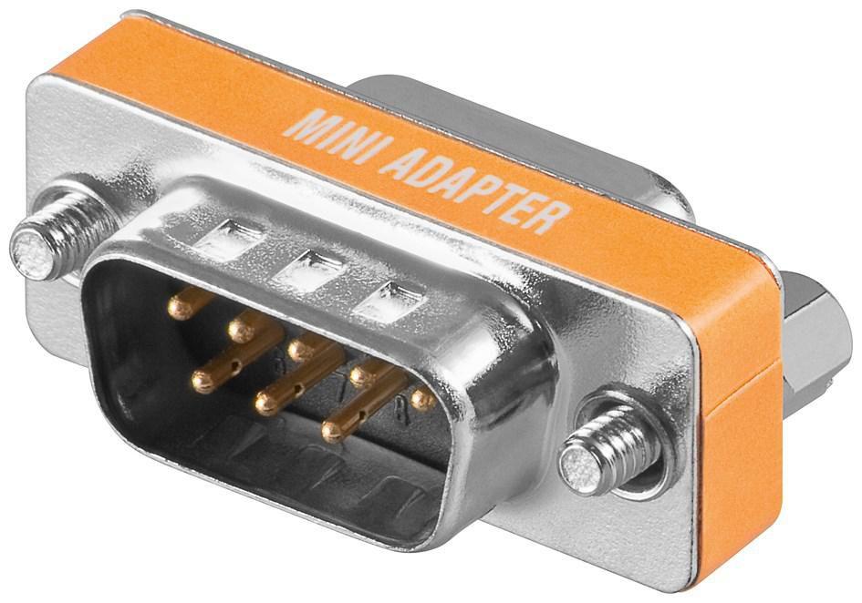 Mini genere DB9 M/F Null Modem