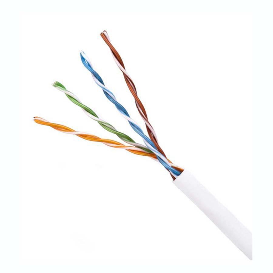 Lanview LVN122004 cavo di rete Bianco 305 m Cat5e U/UTP [UTP] (Cat5e U-UTP Network Cable - 4x2xAWG24 PVC white 305m - Warranty: