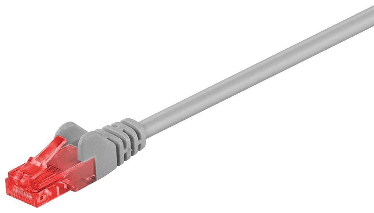 Microconnect B-UTP630 cavo di rete Grigio 30 m Cat6 U/UTP [UTP] (U/UTP CAT6 30M Grey PVC - Unshielded Network Cable, - PVC, 4x2