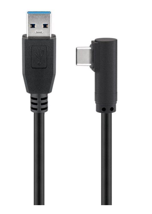 Microconnect USB3.1CA05A cavo USB USB 3.2 Gen 1 [3.1 Gen 1] 0,5 m USB A USB C Nero (USB-C 3.2 Gen 1 to USB3.2 A - Cable, 0.5m B