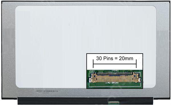 CoreParts MSC156F30-212M ricambio per laptop Display (156 LCD FHD Matte - 1920x1080 -350.7216.23.2mm - w/o metal &bracket LED S