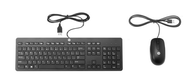 HP 928517-051 tastiera Mouse incluso USB AZERTY Francese Nero