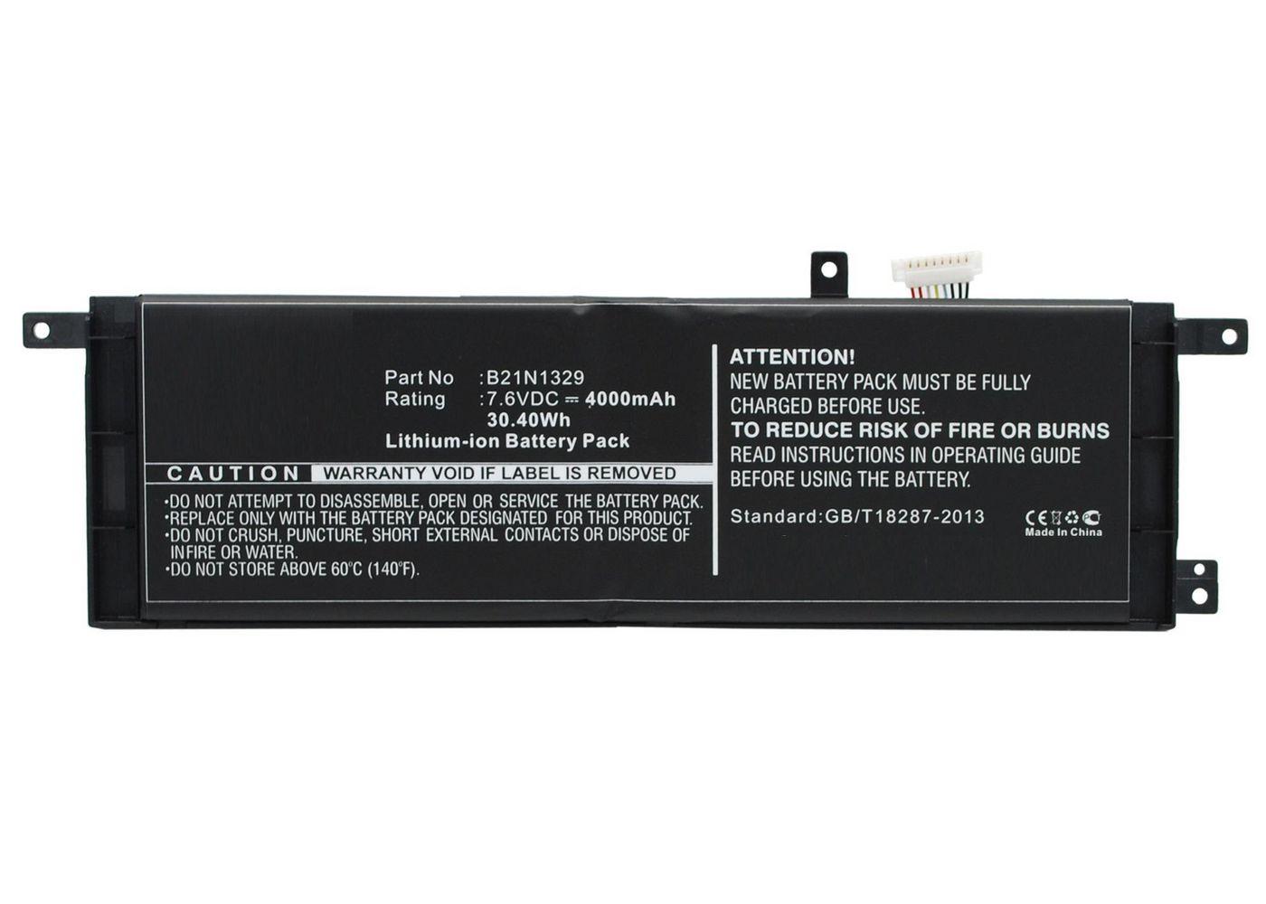 CoreParts MBXAS-BA0134 ricambio per laptop Batteria (Laptop Battery for Asus 29Wh - Li-ion 7.2V 4000mAh Black, - 29Wh Li-ion 7.