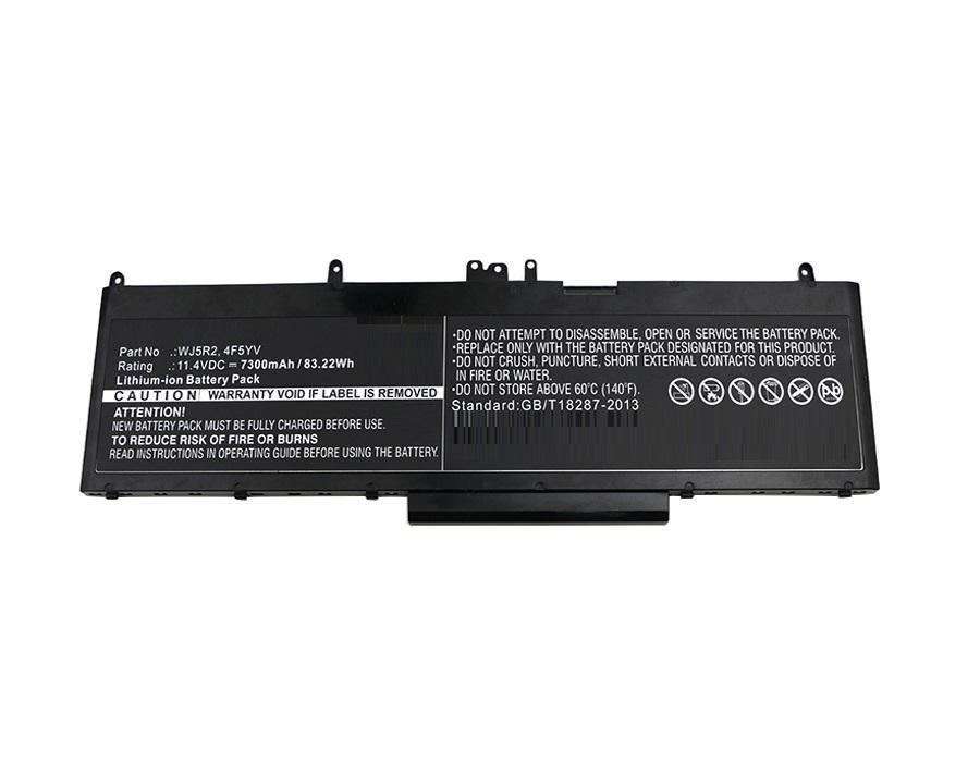 CoreParts MBXDE-BA0094 ricambio per laptop Batteria (Laptop Battery for Dell 59Wh - Li-ion 10.8V 5500mAh Black, - 59Wh Li-ion 1