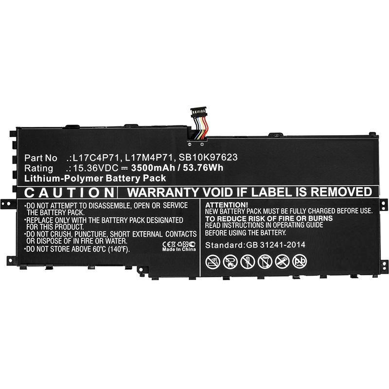 CoreParts MBXLE-BA0129 ricambio per laptop Batteria (Laptop Battery for Lenovo - 44Wh Li-Pol 15.17V 2900mAh - Black, 44Wh Li-Po