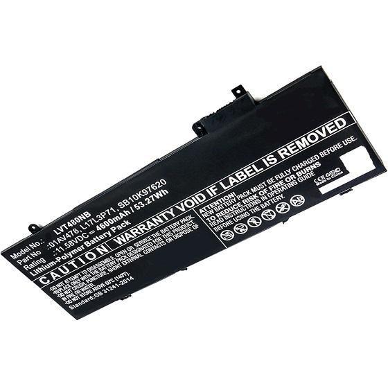 CoreParts MBXLE-BA0165 ricambio per laptop Batteria (Laptop Battery for Lenovo - 53Wh Li-Pol 11.58V 4600mAh - Black, 53Wh Li-Po