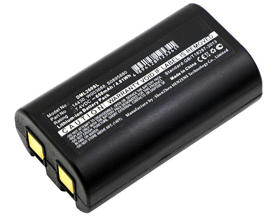 CoreParts MBXPR-BA002 parte di ricambio per la stampa Batteria 1 pz (Battery for M&DYMO Printer - 4.8Wh Li-ion 7.4V 650mAh - Bl