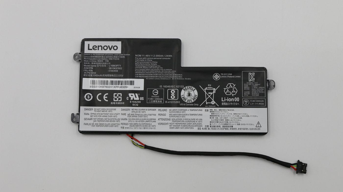 Lenovo 01AV459 ricambio per laptop Batteria