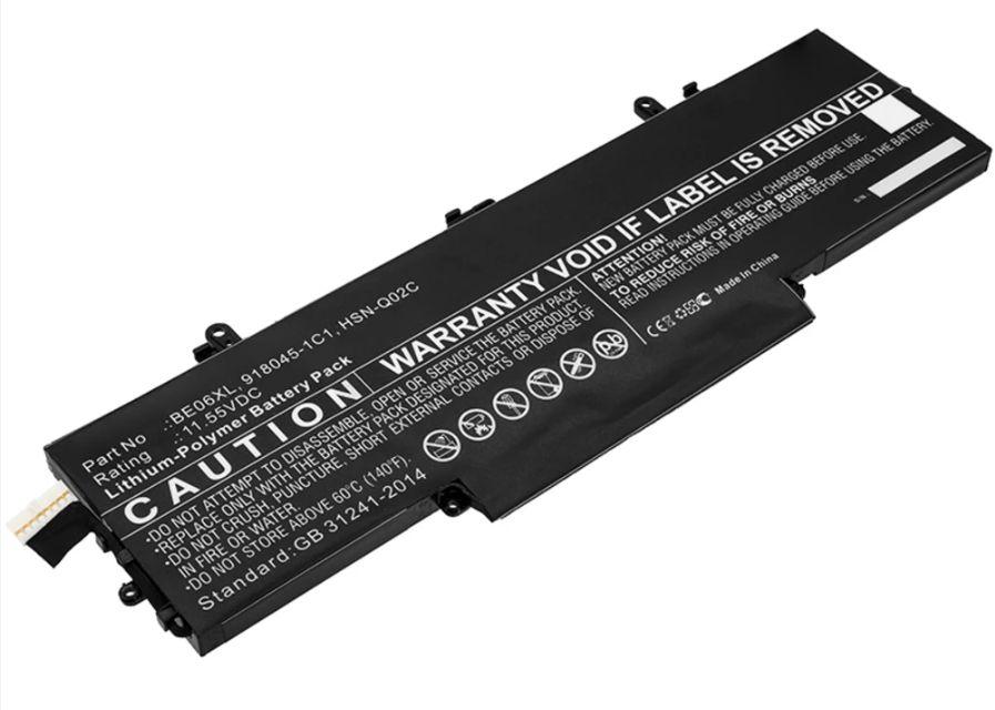 HP ASSY-BATT 6C 67Whr 2.9Ah LI BE06067XL-PL