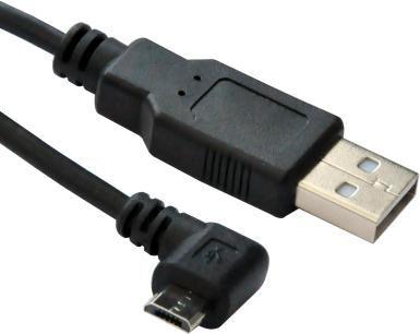 Microconnect USBABMICRO3ANG cavo USB USB 2.0 3 m Micro-USB B USB A Nero (USB A to USB Micro B, Version - 2.0, Black, 3m USB A -