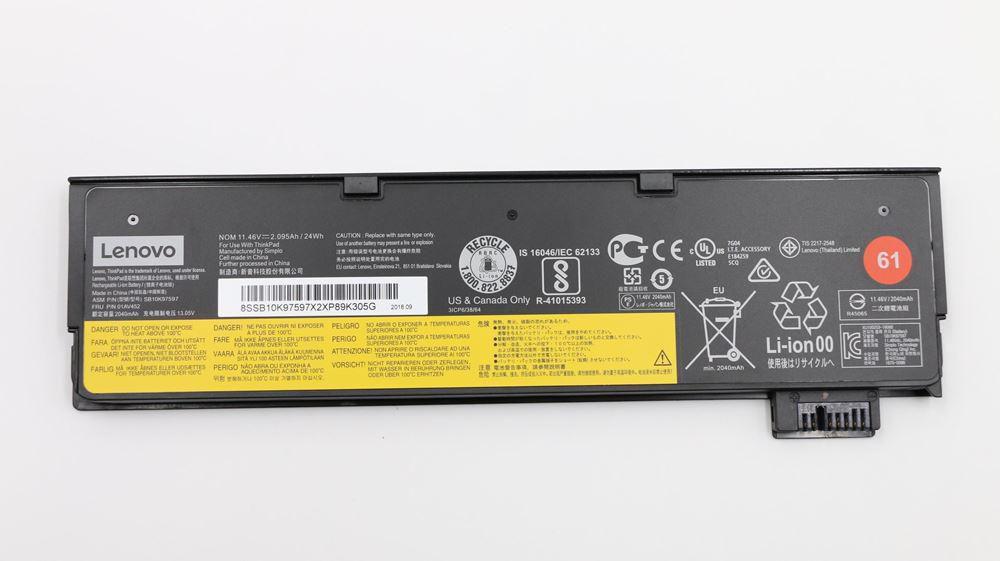 Lenovo 01AV422 ricambio per laptop Batteria