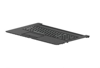 HP L48409-041 ricambio per laptop Tastiera (Top Cover Jtb Mskt W Tp W Kb J - L48409-041, Keyboard, German, - HP, 17-ca0000 - Wa