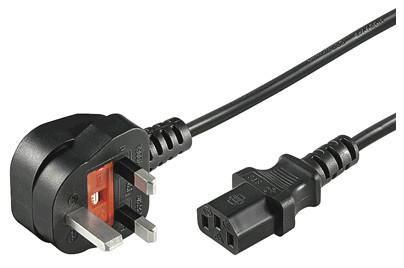 Microconnect PE090405 cavo di alimentazione Nero 0,5 m Spina di alimentazione di tipo G Accoppiatore C13 (Power Cord UK - C13 0