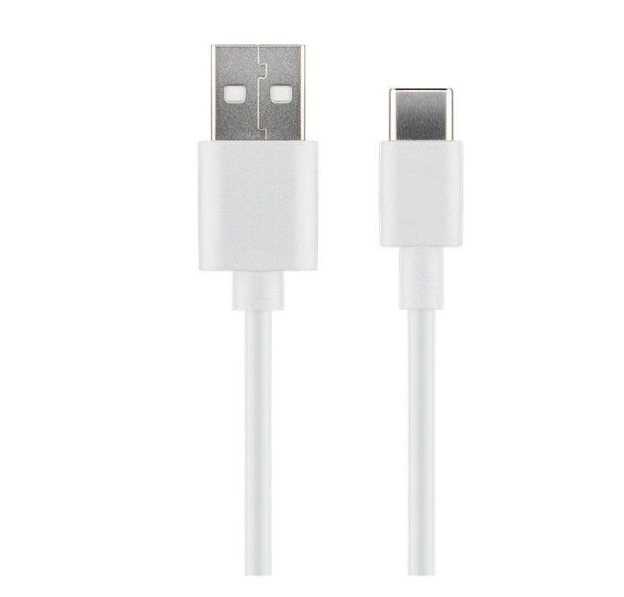 Microconnect USB3.1CCHAR1W cavo USB USB 2.0 1 m USB A USB C Bianco (USB-C to USB2.0 A Cable, 1m - White, for synching and - cha